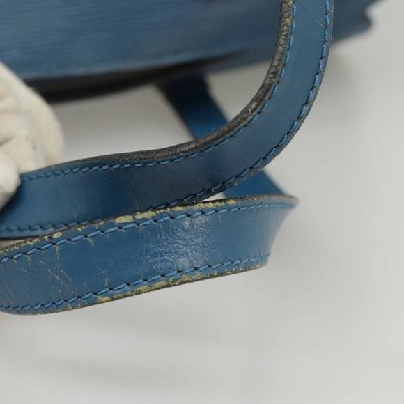 LOUIS VUITTON Epi Soufflot Hand Bag Blue M52225 LV Auth 100524 - Picture 8 of 16